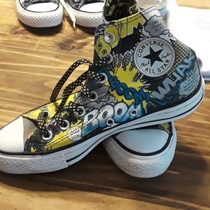 Converse high tops shoes
